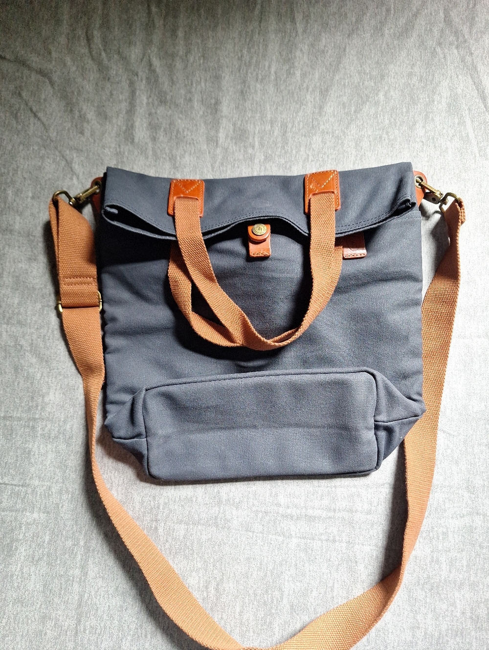 Tourbon  Canvas Clip-on Quick-release Bike Panniers Versatile Shoulder Bag - Picture 16 of 16